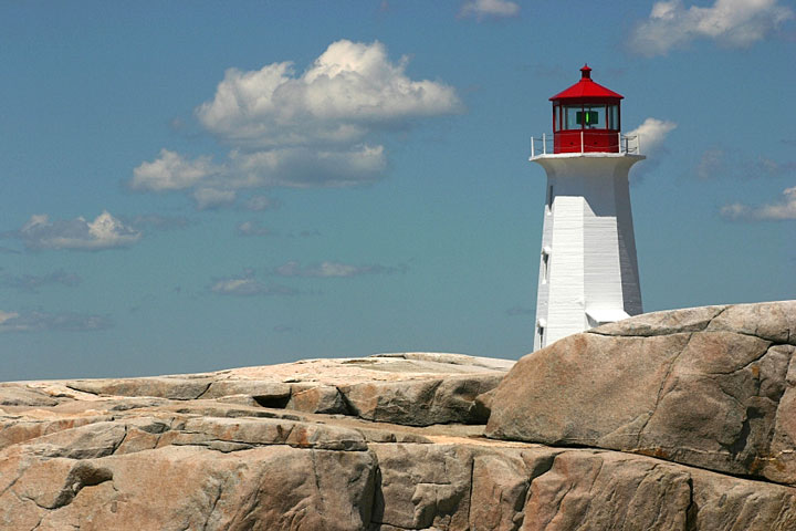 lighthouse at Peggy's Cove, Nova Scotia
